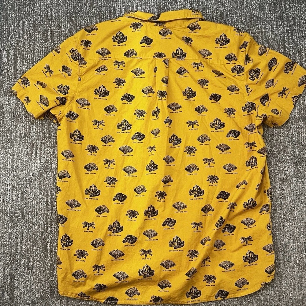The North Face Men’s Baytrail Pattern Yellow Graphic Men's Shirt - Picture 7 of 11